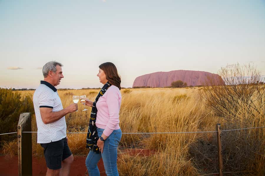 Uluru 1.5-Hour Sunset Tour with Sparkling Wine & Cheeseboard - Price, park fees, and the real value