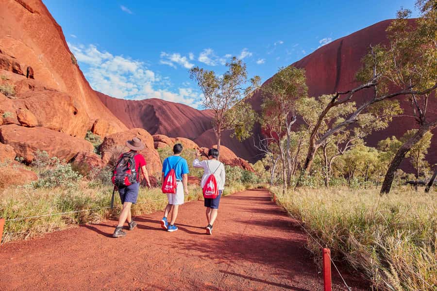 Uluru: Sacred Sites & Sunset Tour with Wine & Cheeseboard - Kuniya Walk and Mutitjulu Waterhole