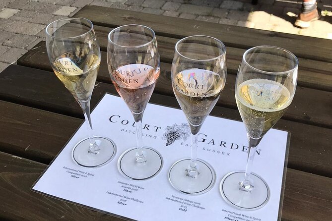 Vineyard & Cheesemaker Bus Tour of Sussex - Bluebell Vineyard Estates finishes with fizz